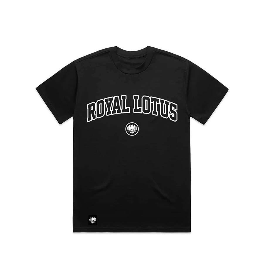 ROYAL LOTUS BLACK SHIRT 3XL