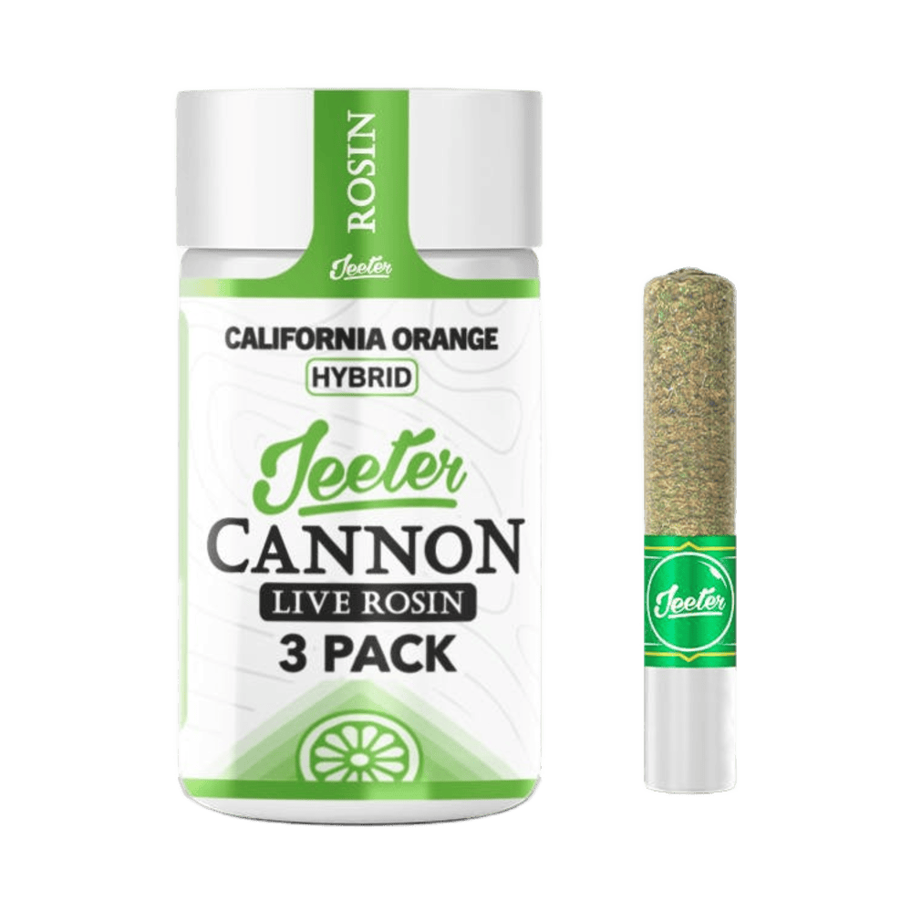 CALIFORNIA ORANGE LIVE ROSIN INFUSED CANNON 3 PACK