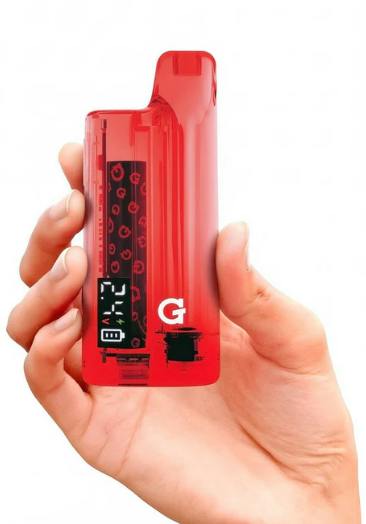G Pen Hydout 510 Battery - Red Translucent