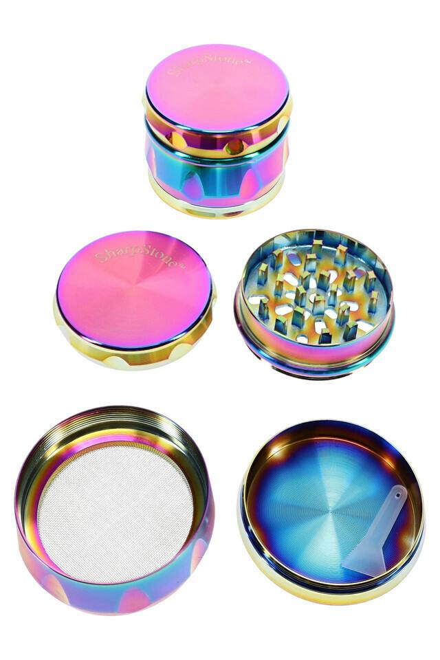 2" 4-Part Zinc Alloy Metal Grinder