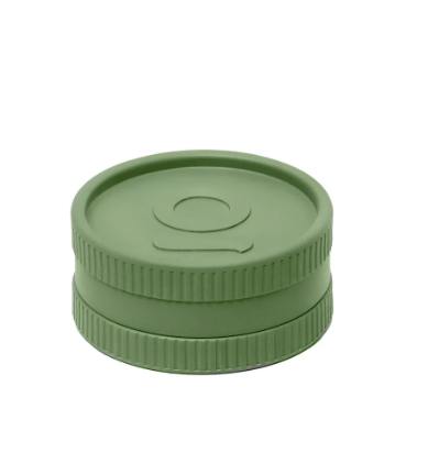 2 PIECE DEGRADABLE GRINDER 2" (GREEN)