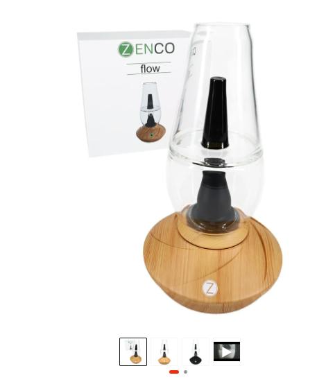 Zenco Flow Desktop Vaporizer - Wood