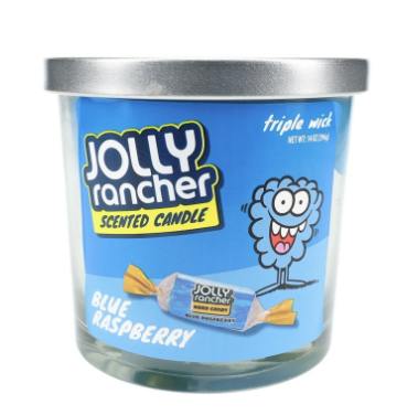 Triple Wick Candy-Scented Candle - Jolly Rancher Blue Raspberry