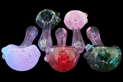 CHARLIE PURPLE FRIT HEAD SPOON