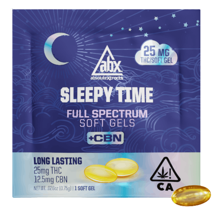 Sleepytime + CBN Solventless Soft Gels | 25mg 1ct