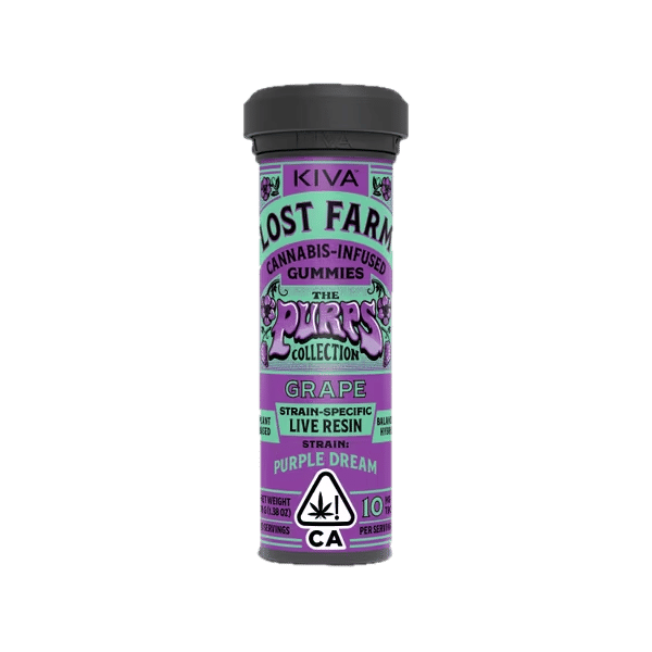 Kiva Confections - Lost Farm Gummies: Grape X Purple Dream