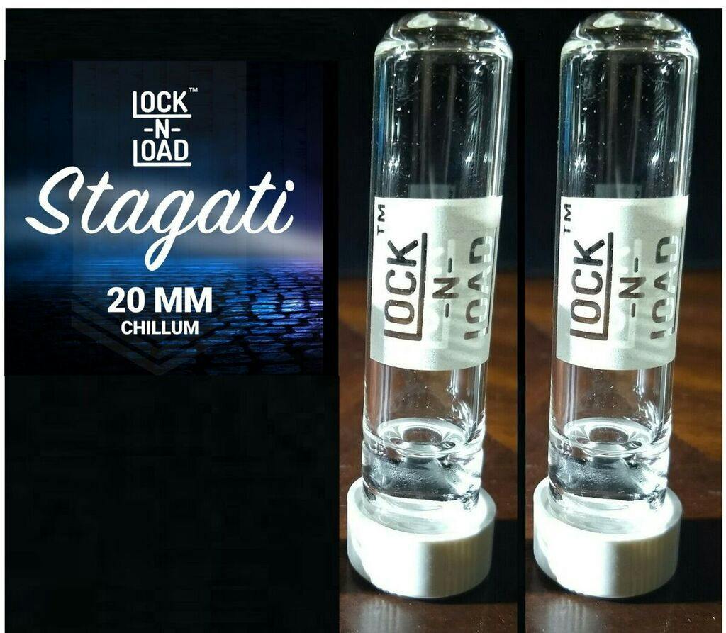 Lock-N-Load Glass Chillums - Stagati 20mm