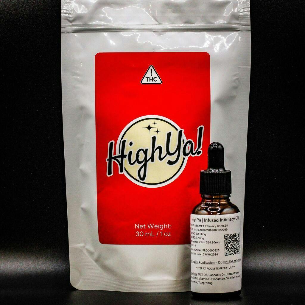 High Ya Infused Intimacy Oil 500mg at The Green Standard Dispensary