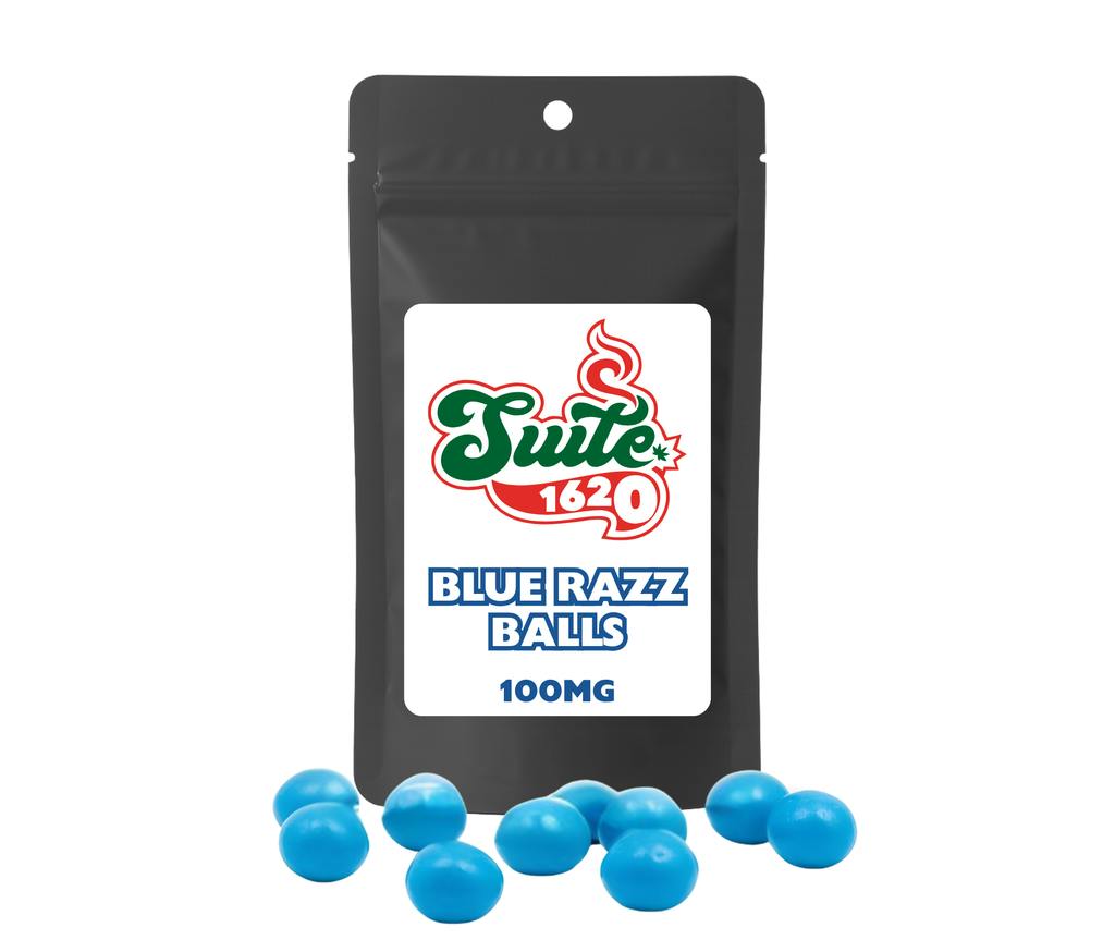 Suite 1620 Candies | Blue Razz | Sugar Free | Live Resin 100mg [20 pcs]