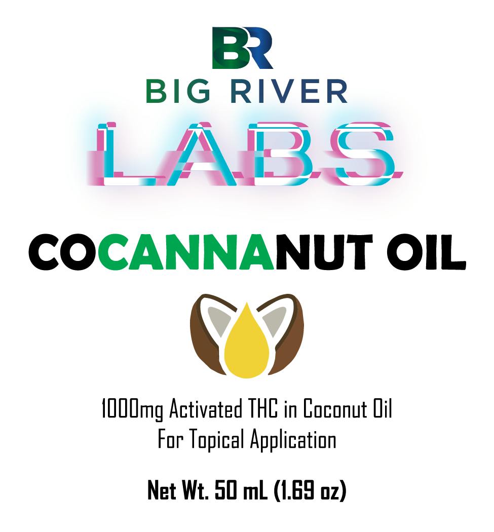 Big River Cocannanut Oil 1000mg at The Green Standard Dispensary