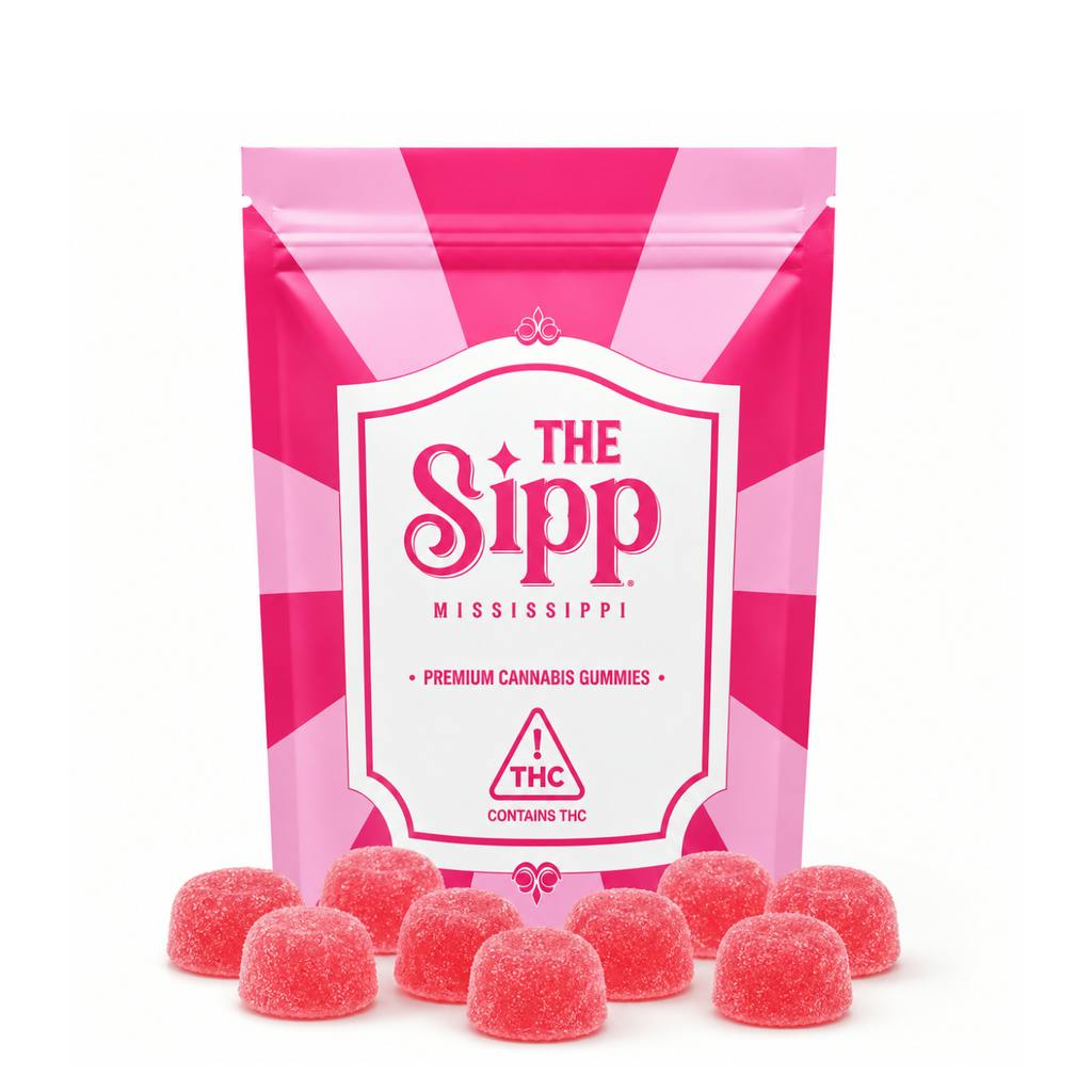 The Sipp Gummies | Peach 100mg [10 pcs] at The Green Standard Dispensary