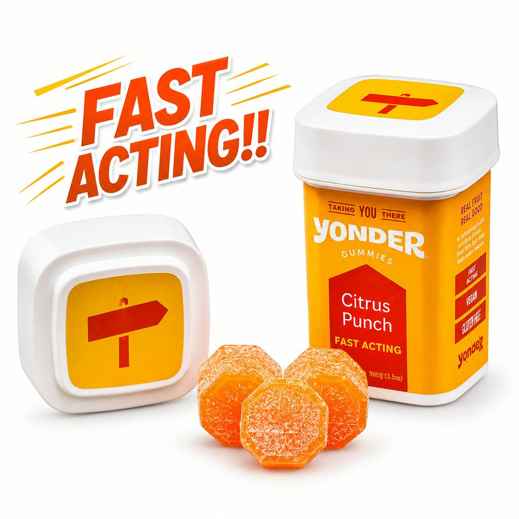 Yonder | Citrus Punch | 200mg Fast-Acting Gummies 10pk