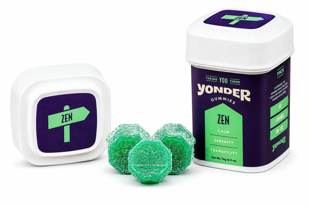 Yonder Gummies | Zen | Blue Raspberry 500mg [10 pcs]