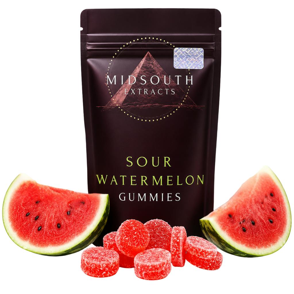 Mid South Extracts Gummies | Sour Watermelon 400mg [10 pcs]