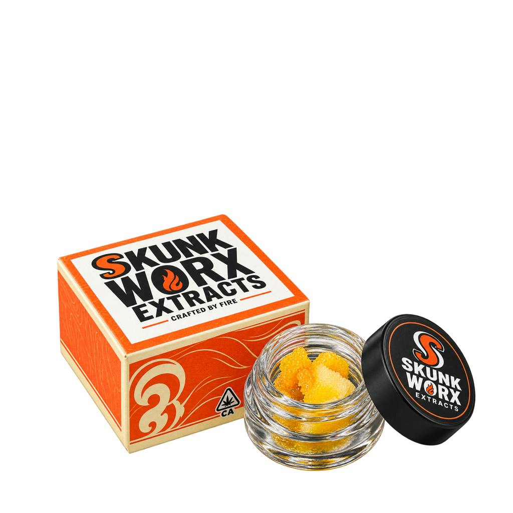 Skunk Worx Lemon Headz | Cured Resin 3.5g