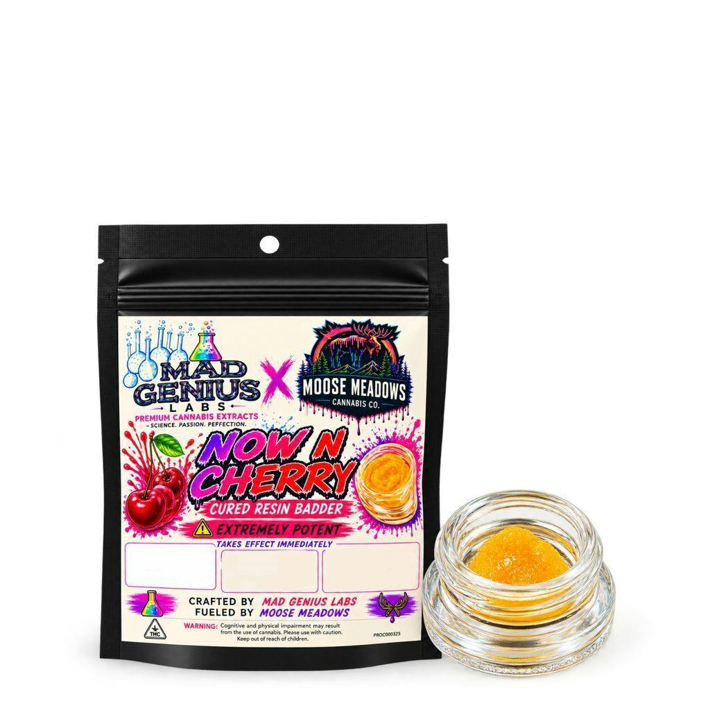 Mad Genius Badder | Now n Cherry | Cured Resin 1g