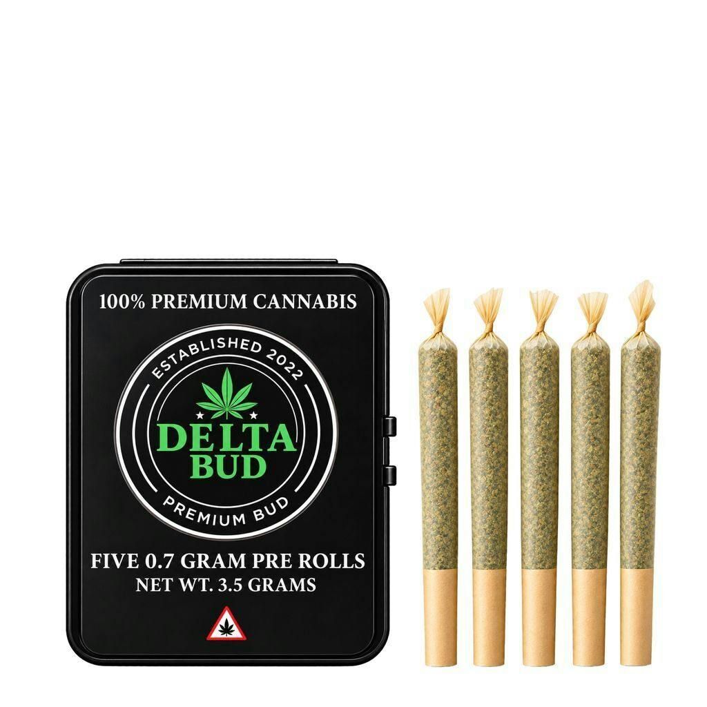Delta Bud Company Pre-Rolls | Red Velvet Runtz 3.5g [5 pk]