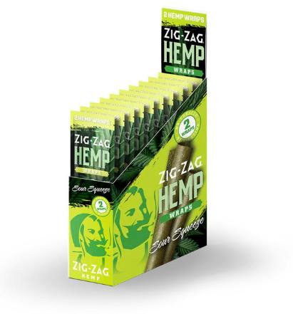 ZIG-ZAG - HEMP WRAPS, SOUR SQUEEZE, 2PK