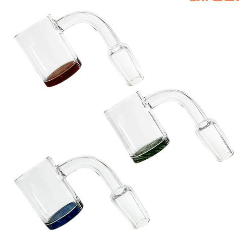 COLOR BOTTOM BUCKET QUARTZ BANGER, 14MM MALE