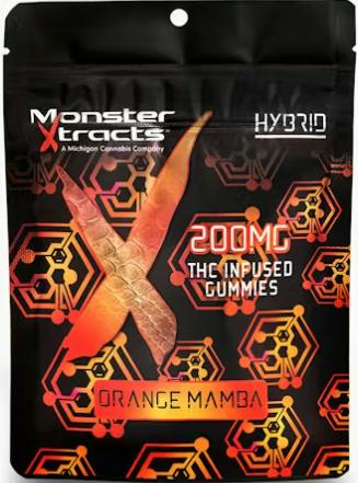 ORANGE MAMBA GUMMY 200MG (10PK)(H)