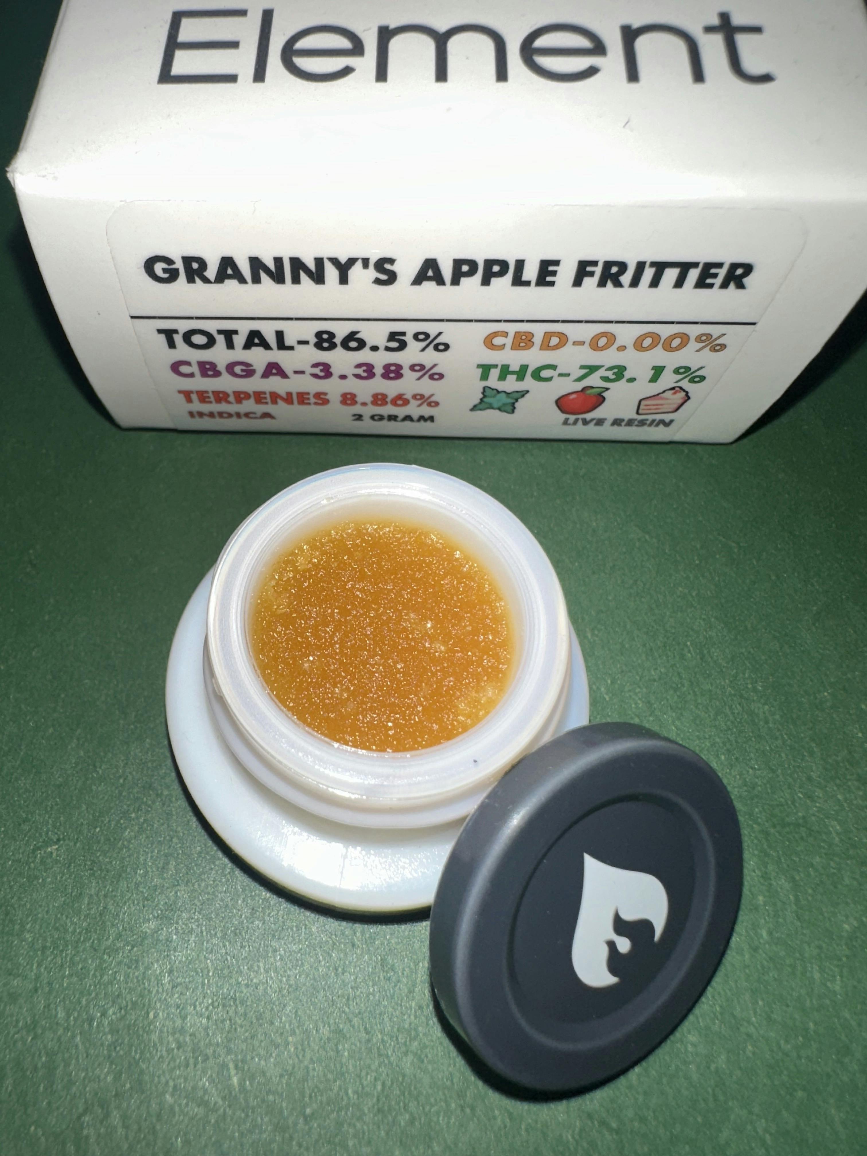 GRANNY APPLE FRITTER LIVE RESIN 2G