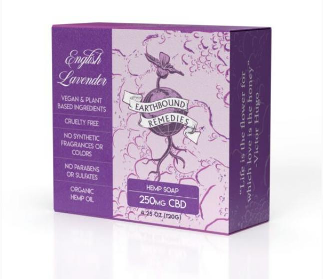 ENGLISH LAVENDER BOTANICAL FS CBD SOAP- 250MG