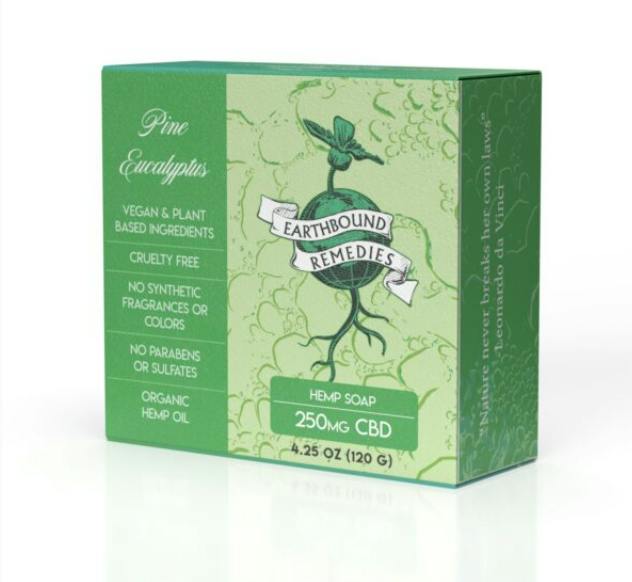 PINE EUCALYPTUS BOTANICAL FS CBD SOAP- 250MG