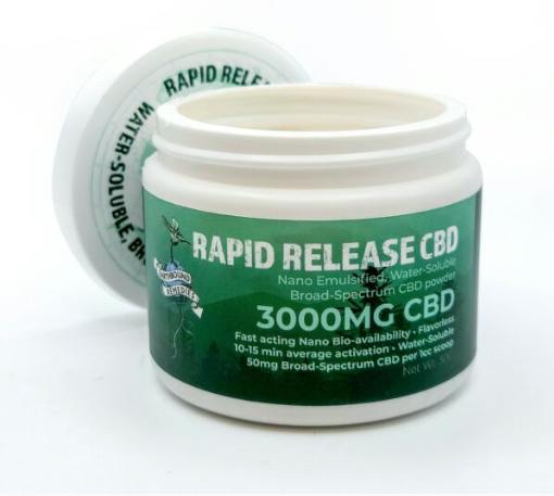 RAPID RELEASE CBD WATER SOLUBLE POWDER 3000MG