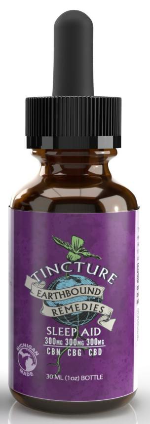 SLEEP-AID TINCTURE - 300MG CBN, 300MG CBG, 300MG CBD
