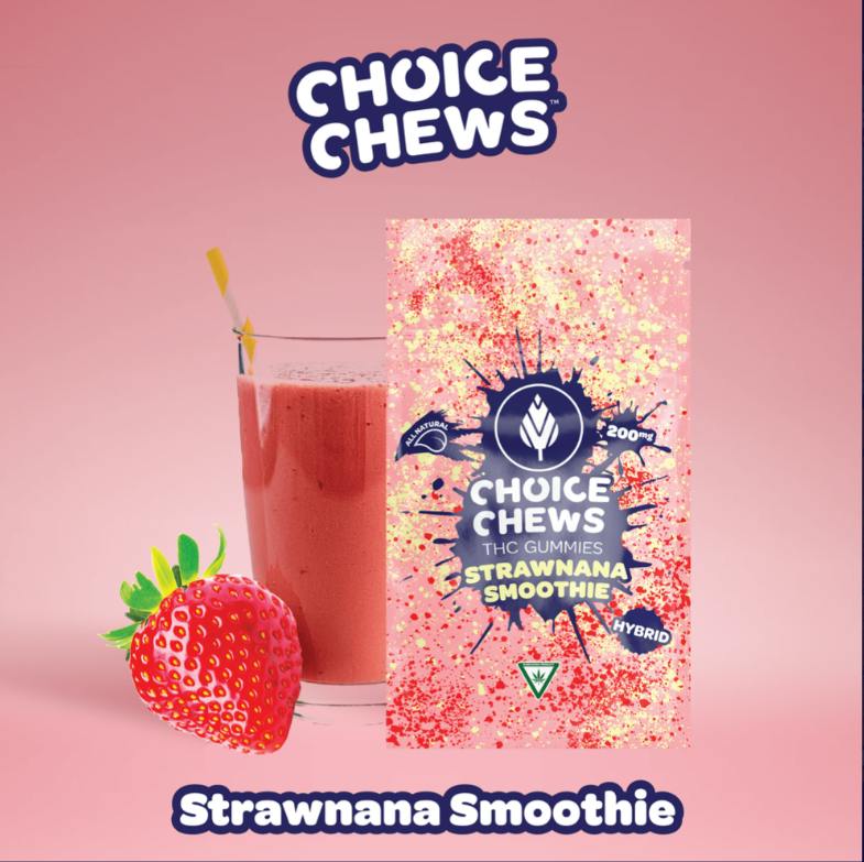 STRAWNANA SMOOTHIE 200MG 10PK (H)