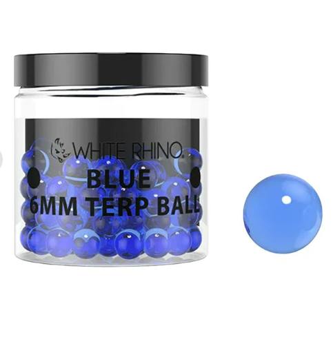 WHITE RHINO - 6MM TERP BALLS BLUE - 2PK