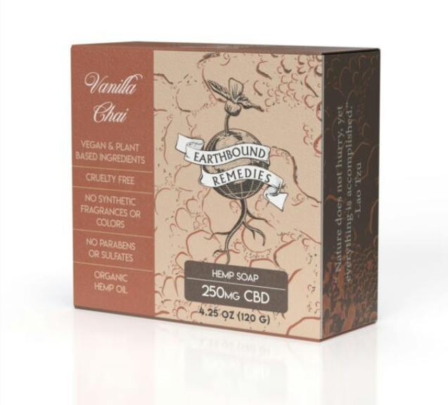 VANILLA CHAI BOTANICAL FS CBD SOAP- 250MG