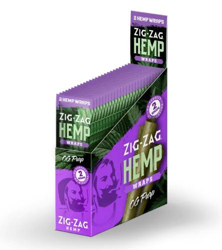 ZIG ZAG - HEMP WRAPS - OG PURP 2PK