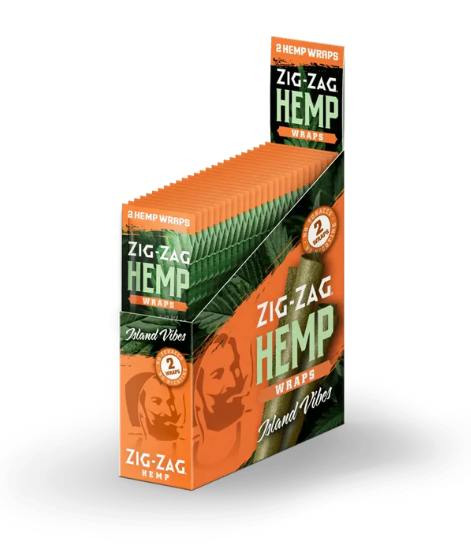ZIG ZAG - HEMP WRAPS - ISLAND VIBES - 2PK
