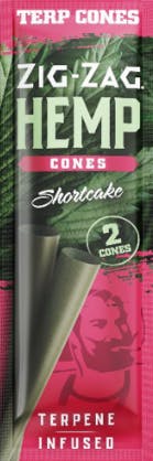ZIG ZAG TERPENE INFUSED HEMP CONE - SHORTCAKE 2CT