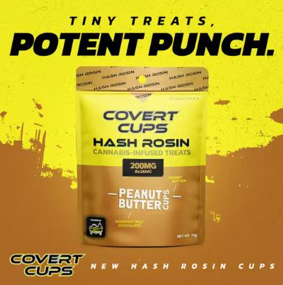 COVERT CUPS PEANUT BUTTER ROSIN INFUSED 200MG