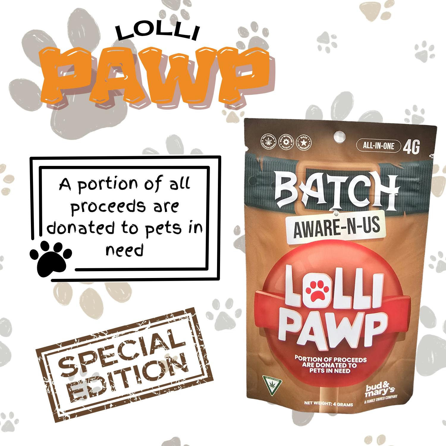 AWARE-N-US LOLLI PAWP AIO 4G