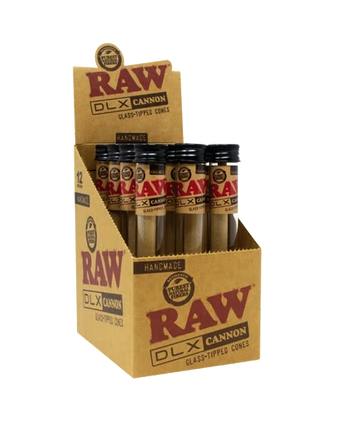 RAW DLX GLASS TIPPED CANNON - KING SIZE