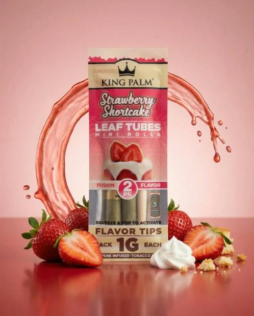 MINI 1G STRAWBERRY SHORTCAKE REAL LEAF ROLLS - 2PK