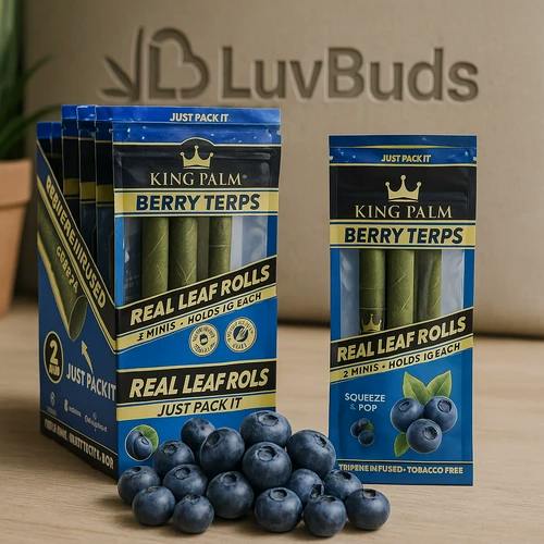 MINI 1G BERRY TERPS REAL LEAF ROLLS - 2PK