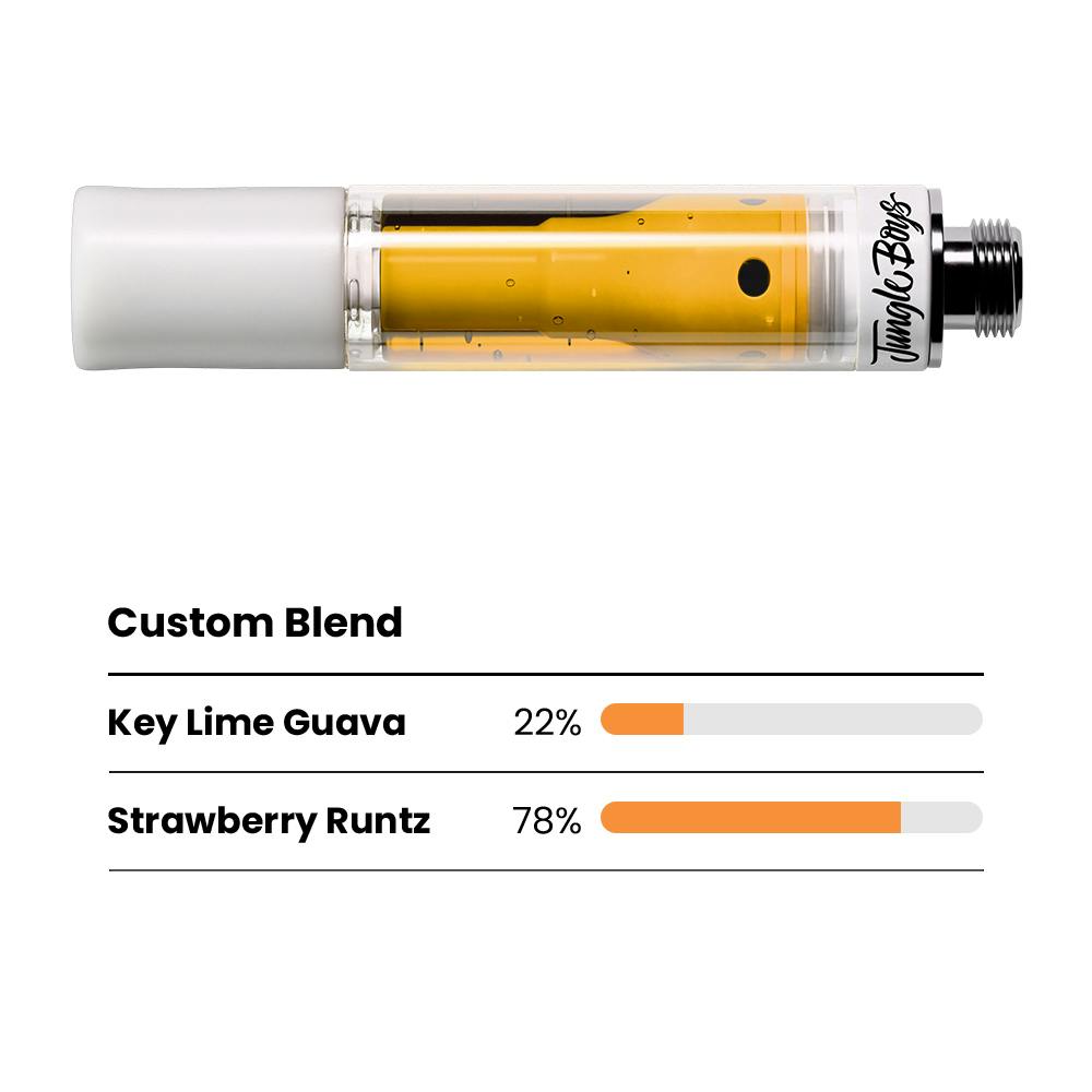 Key Lime Guava + Strawberry Runtz - 1g Live Resin 510 Cartridge