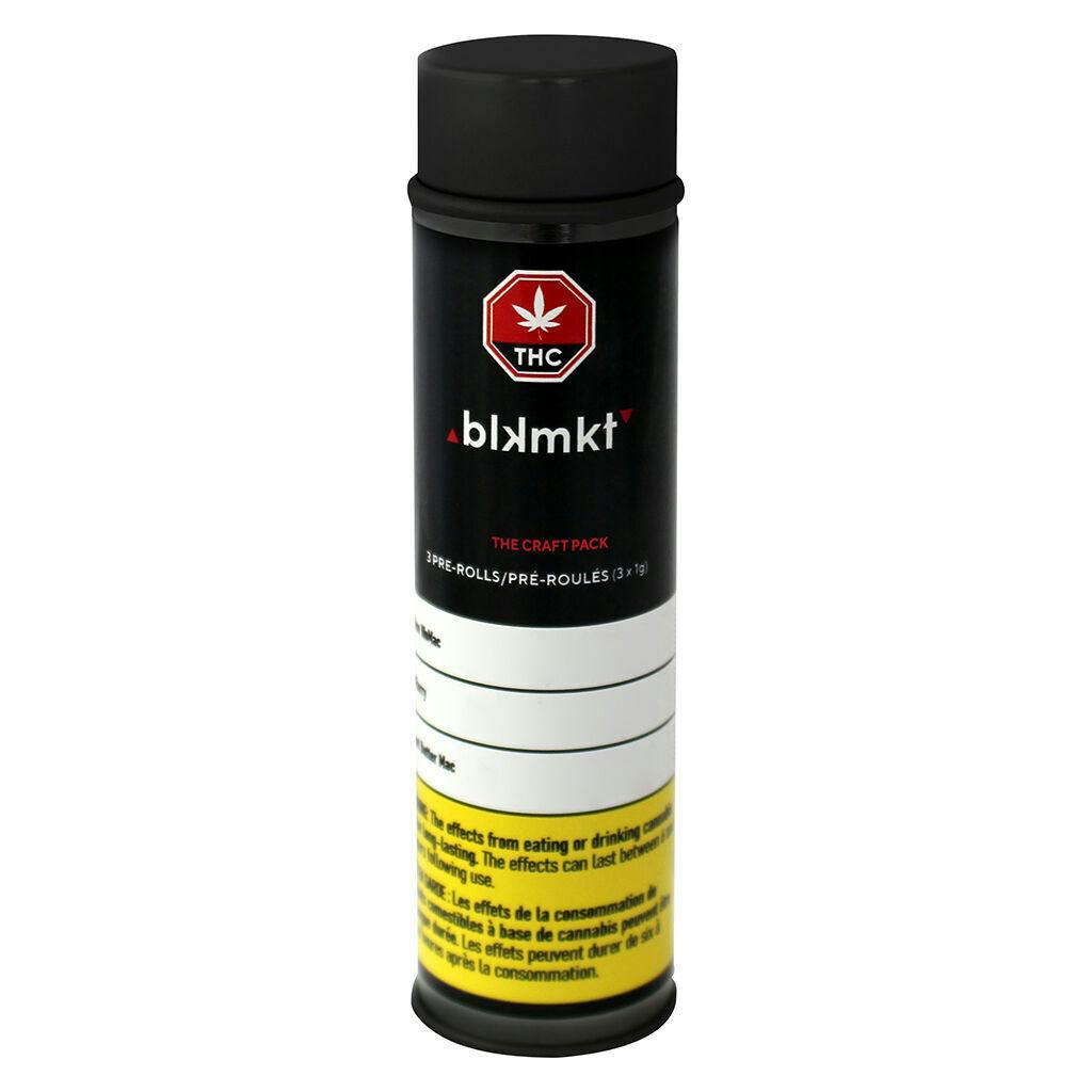 BLK MKT - The Mac Pac Pre-Rolls - 3x1g