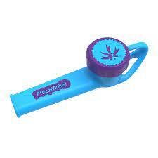 Karma Go! Pipe w/ Carabiner by Piece Maker - Cyanara Blue