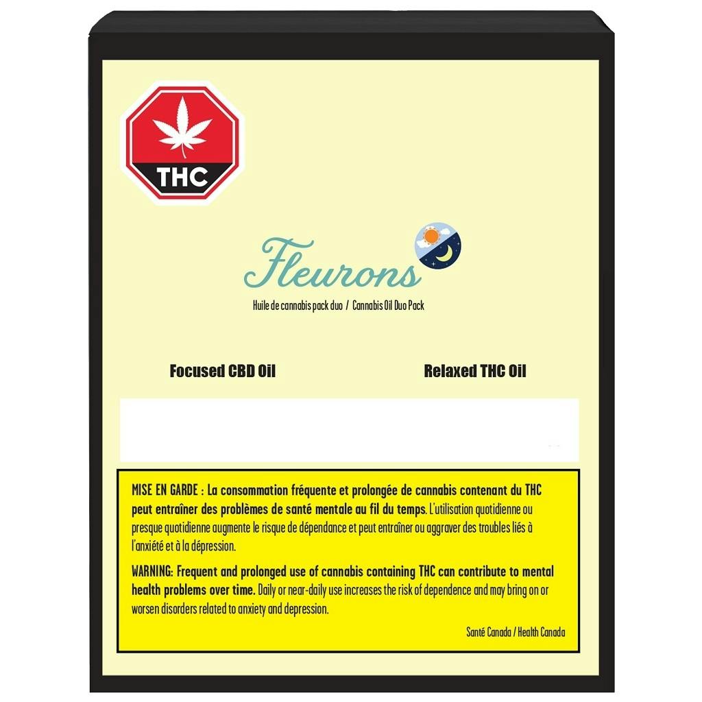 Fleurons - Tincture Duo Pack (CBD/THC) - 60ml