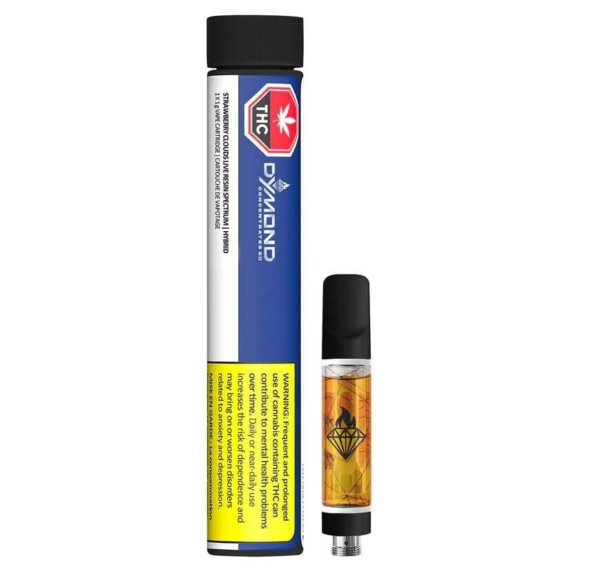 Dymond Concentrates 2.0 - Strawberry Clouds Live Resin Spectrum 510 Thread Cartridge - 1g