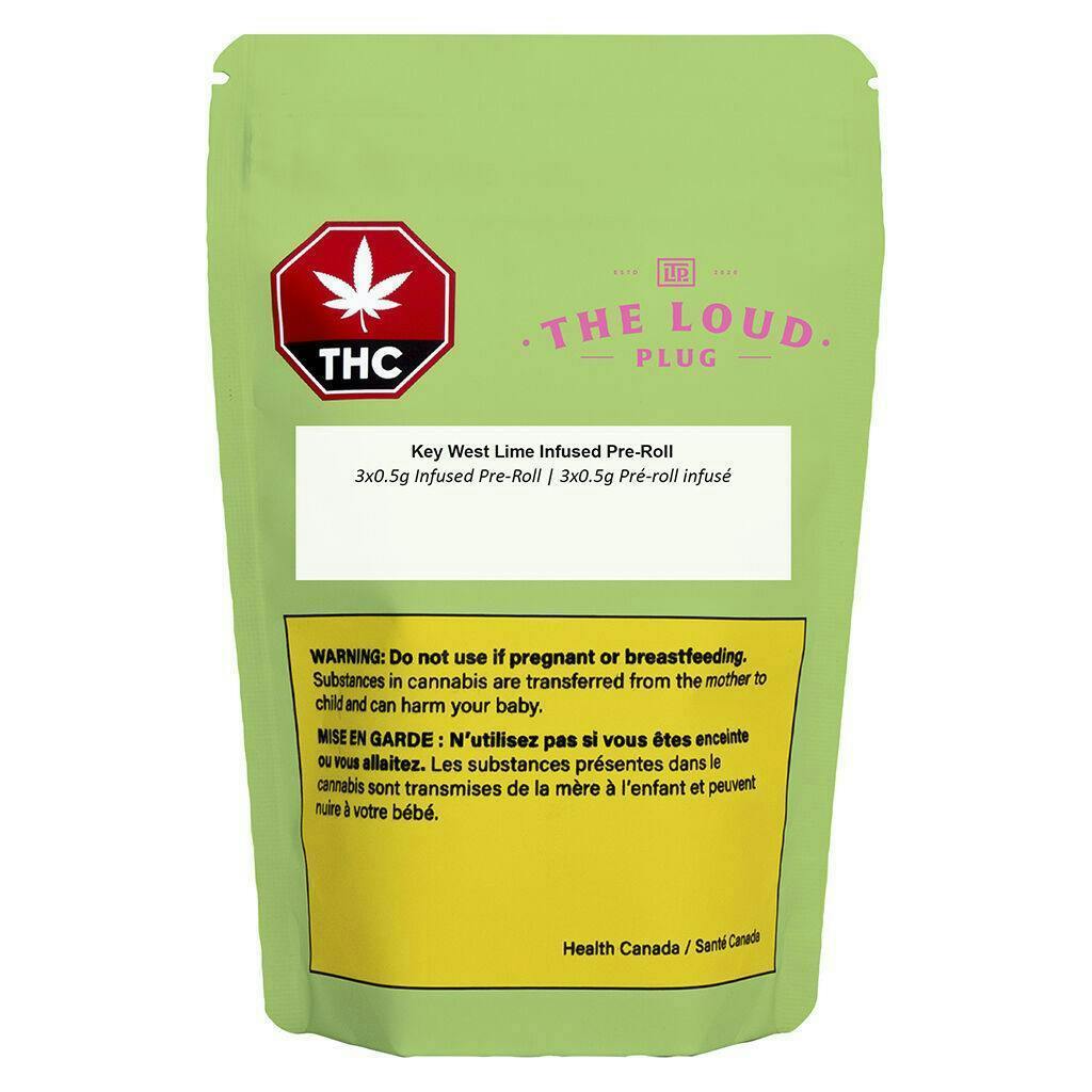 The Loud Plug - Key West Lime Infused Pre-Roll - 3x0.5g