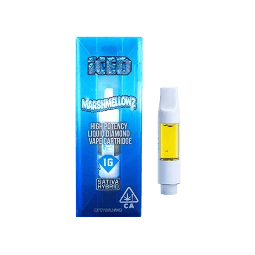 ICED - LIQUID: LIQUID DIAMOND CARTRIDGE [1G] MARSHMELLOWZ