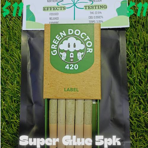 super glue Pre-roll 5 Pack