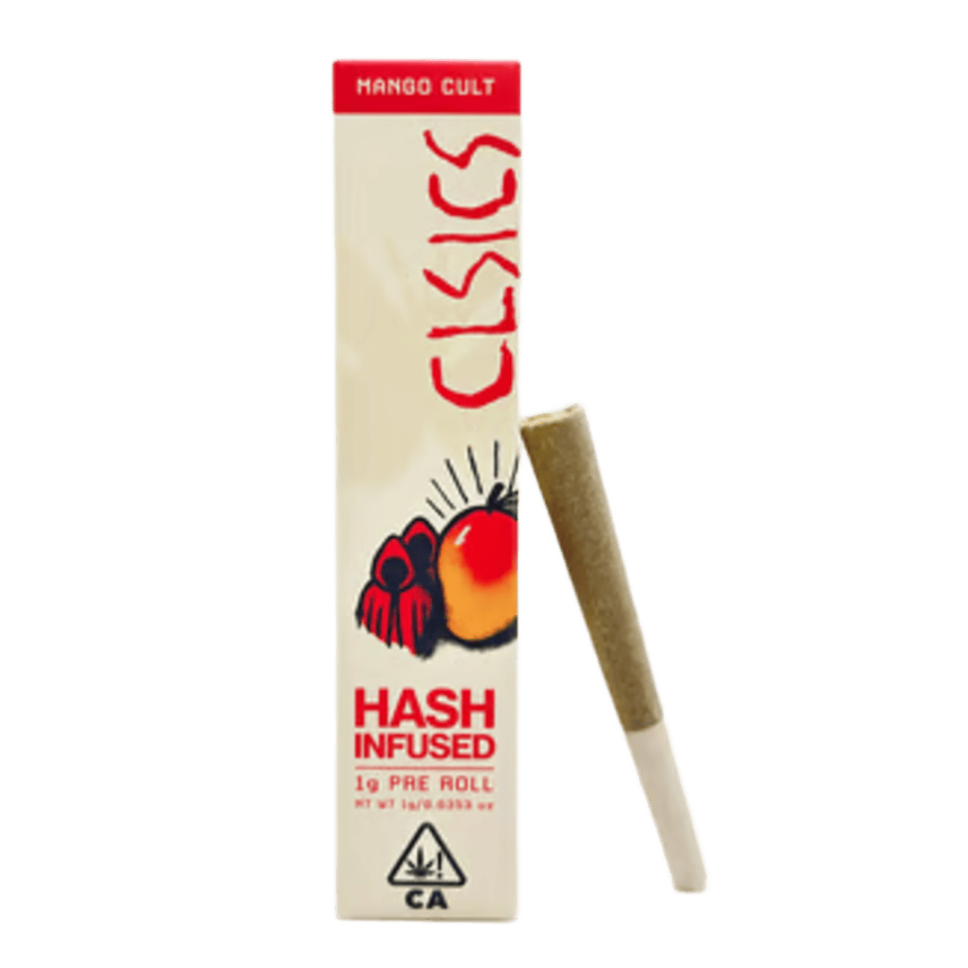 CLSICS Rosin & Rosin Infused Pre Rolls: Mango Haze