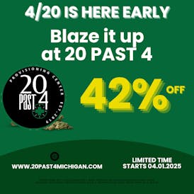 420 IS HERE EARLY